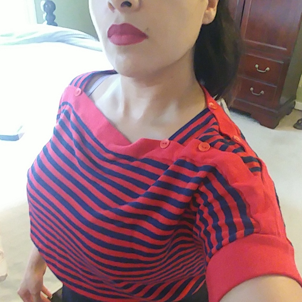 Authentic vintage striped top